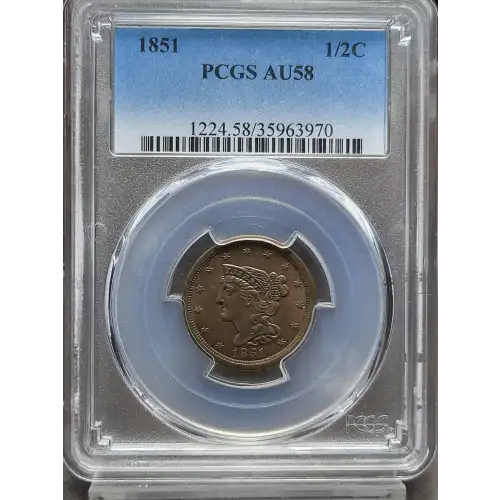 1851 1/2C, BN