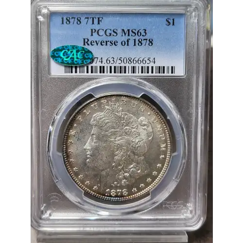 1878 7TF $1 Reverse of 1878 (3)