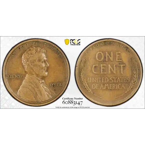 1914-D 1C, BN (2)