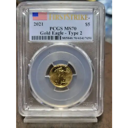 2021 $5 Gold Eagle - Type 2 First Strike (3)