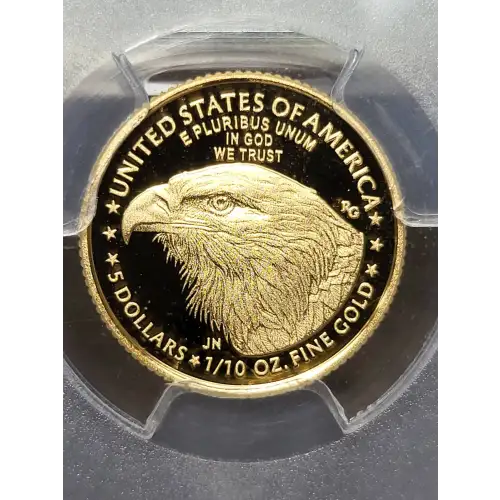 2022-W $5 Gold Eagle Advanced Release Michael Reagan, DCAM (2)