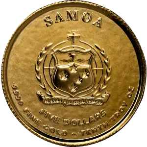 2025 1/10 oz Samoan - Commander Julius Caesar Gold Coin (2)