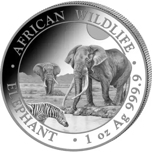 2026 1 oz Somalia Silver Elephant Coin (2)