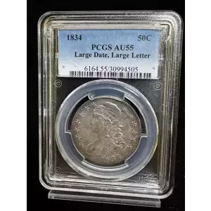 1834 50C Large Date, Large Letters