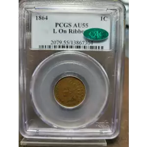 1864 1C L on Ribbon, BN (3)