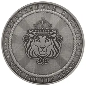 1 oz Cowboy - Rifleman Antique Silver Round (2)